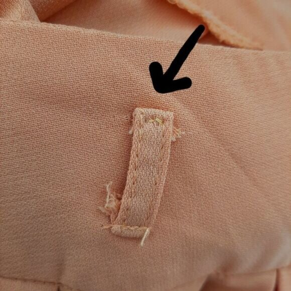 YA / Los Angeles Plisse Flowy Midi Skirt Yellow Sz S Flawed - Picture 13 of 13